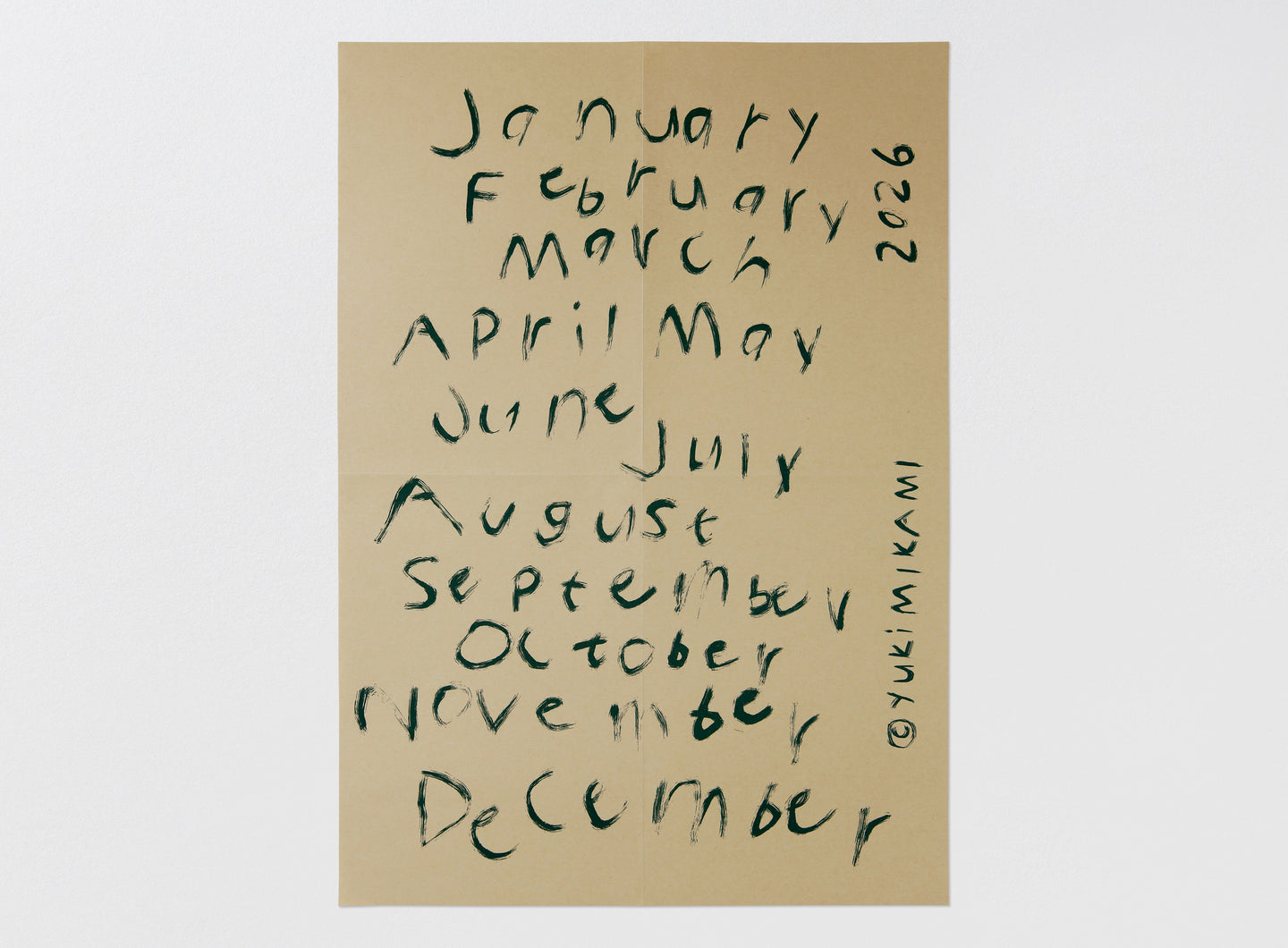 Yuki MIKAMI - 2026 Calendar? -