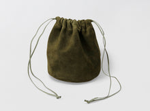 画像をギャラリービューアに読み込む, Velour drawstringbag
